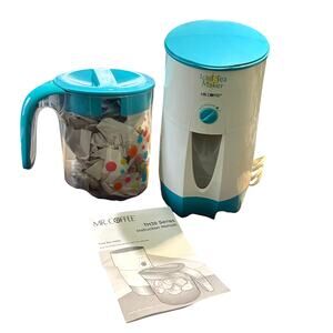 Mr Coffee TM38P Iced Tea Maker 3 Qt Confetti Dot Pitcher Discontinued Fast Brew